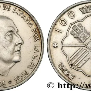 ESPAGNE 100 Pesetas Francisco Franco (1966 dans les étoiles) 1966 Madrid fwo_795653 Monde Promotion