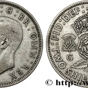 Dernière Chance ROYAUME-UNI 1 Florin (2 Shillings) Georges VI 1939 fwo_795996 Monde