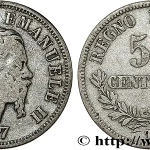 Artisanat ITALIE - ROYAUME D'ITALIE - VICTOR-EMMANUEL II 50 Centesimi 1867 Turin fwo_796037 Monde