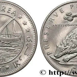 ÉRYTHRÉE 1 Dollar Ankylosaurus 1993 fwo_796246 Monde Satisfait Ou Remboursé