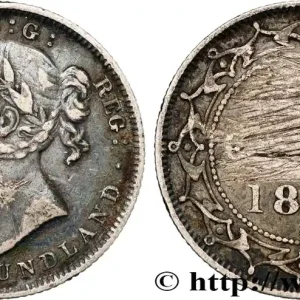 TERRE-NEUVE 20 Cents Victoria 1882 fwo_798723 Monde Prix Choc