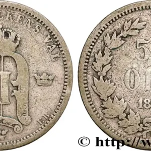 SUÈDE 50 Ore Oscar II 1899 Copenhague fwo_799261 Monde Tendance