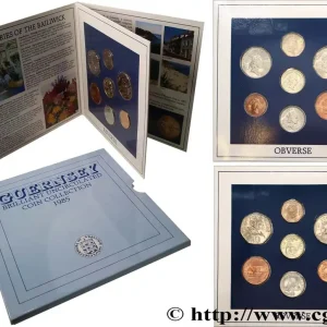 Commande En Gros GUERNESEY Série FDC - 7 monnaies 1985 fwo_799387 Monde