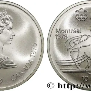 Promotion Saisonnière CANADA 10 Dollars JO Montréal 1976 canoë 1975 fwo_806411 Monde