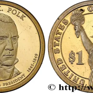 Achat Immédiat ÉTATS-UNIS D'AMÉRIQUE 1 Dollar Présidentiel James K. Polk - Proof 2009 San Francisco fwo_806509 Monde
