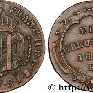 ALLEMAGNE - AUTRICHE ANTÉRIEURE 1 Kreutzer 1804 Günzburg fwo_806603 Monde Pas Cher