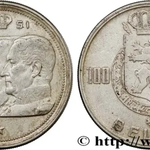 BELGIQUE 100 Franken (Francs) Quatre rois de Belgique, légende flamande 1951 fwo_806617 Monde Commander Maintenant