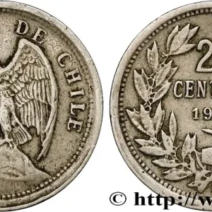 Soldes CHILI 20 Centavos Condor 1924 Santiago - S° fwo_806677 Monde