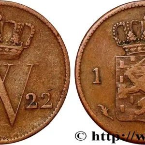 Prix Cassé PAYS-BAS 1 Cent Guillaume Ier 1822 Bruxelles fwo_806702 Monde
