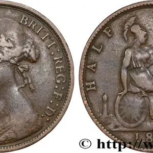 Produit De Marque ROYAUME-UNI 1/2 Penny Victoria “Bun Head” 1877 fwo_808033 Monde