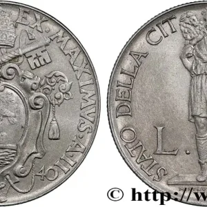 Expédié Aujourd’hui VATICAN ET ÉTATS PONTIFICAUX 2 Lire Pie XII an II 1940 Rome fwo_808593 Monde