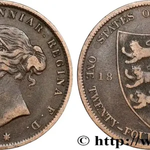 Authentique JERSEY 1/24 Shilling Victoria 1894 fwo_808635 Monde