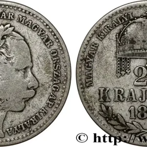 HONGRIE 20 Krajczar François Joseph Ier 1868 Kremnitz - B fwo_808880 Monde Usine Directe