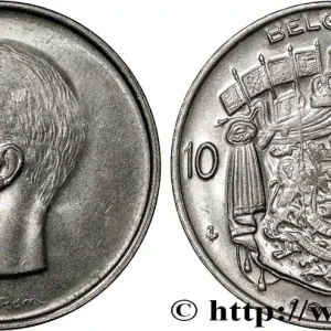 Soldes BELGIQUE 10 Francs roi Baudouin légende française 1970 Bruxelles fwo_808883 Monde