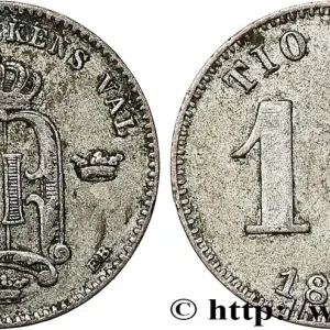 Must-Have SUÈDE - ROYAUME DE SUÈDE - OSCAR II 10 Ore 1882/1 1882 fwo_792339 Monde