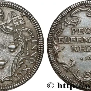 Expédié Aujourd’hui ITALIE - ÉTATS DU PAPE - INNOCENT XII (Antoine Pignatelli) 1 Giulio Innocent XII an IX 1699 Rome fwo_796270 Monde