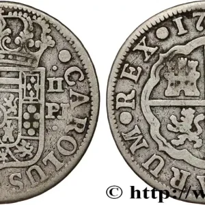 ESPAGNE - ROYAUME D'ESPAGNE - CHARLES III 2 Reales 1766 Madrid fwo_809195 Monde Must-Have