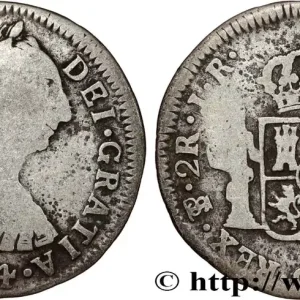 BOLIVIE 2 Reales Charles III d’Espagne 1774 Potosi fwo_809205 Monde Prix Cassé