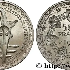 ÉTATS DE L'AFRIQUE DE L'OUEST (BCEAO) 500 Francs BCEAO 1972 Paris fwo_774712 Monde Promotion Saisonnière