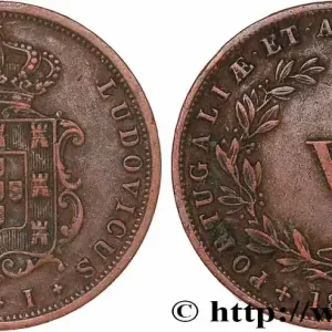 PORTUGAL - ROYAUME DU PORTUGAL - LOUIS Ier 5 Réis 1878 fwo_778922 Monde Meilleure Vente