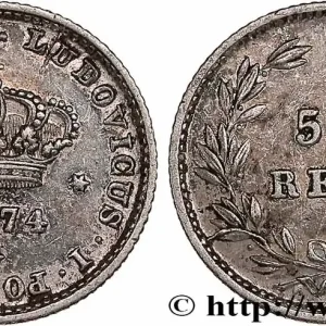 PORTUGAL - ROYAUME DU PORTUGAL - LOUIS Ier 50 Réis 1874 fwo_779440 Monde Haute Qualité