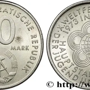 ALLEMAGNE RÉPUBLIQUE DÉMOCRATIQUE 10 Mark 10e Festival mondial de la jeunesse et des étudiants 1973 Berlin fwo_780407 Monde Seulement Aujourd’hui
