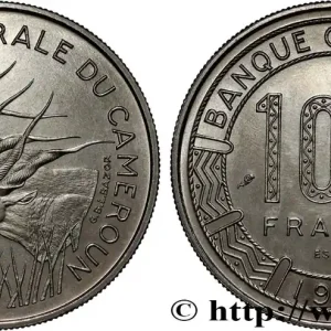 CAMEROUN Essai de 100 Francs République Fédérale du Cameroun, antilopes 1971 Paris fwo_781858 Monde Achetez Aujourd’hui