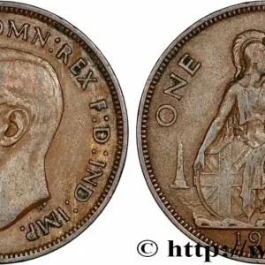 Super Prix ROYAUME-UNI 1 Penny Georges VI 1937 fwo_782139 Monde