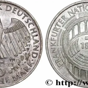 Expédié Aujourd’hui ALLEMAGNE 5 Mark Parlement de Francfort - Proof 1973 Karlsruhe fwo_784258 Monde