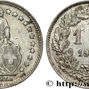 SUISSE 1 Franc Helvetia 1945 Berne fwo_788157 Monde Super Prix