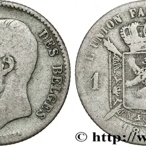 BELGIQUE 1 Franc Léopold II légende française 1867 fwo_788162 Monde Prix Bas