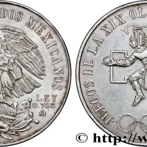MEXIQUE 25 Pesos Jeux Olympiques de Mexico 1968 Mexico fwo_789734 Monde Acheter En Ligne