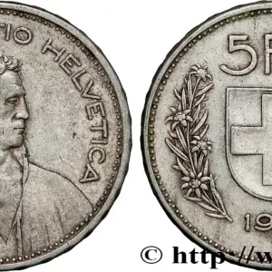 Achetez Aujourd’hui SUISSE 5 Francs Berger des alpes 1931 Berne fwo_789874 Monde