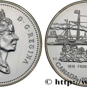 CANADA 1 Dollar Proof Elisabeth II le vapeur Frontenac 1991 fwo_792587 Monde Seulement Aujourd’hui