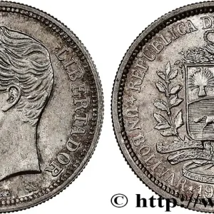 VENEZUELA 1 Bolivar 1960 Paris fwo_793223 Monde Populaire