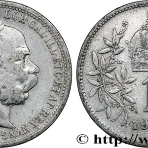 AUTRICHE 1 Corona François-Joseph Ier tête laurée 1901 fwo_793518 Monde En Vogue