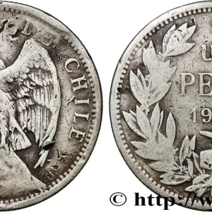 Affaire À Saisir CHILI 1 Peso condor 1924 Santiago - S° fwo_793575 Monde