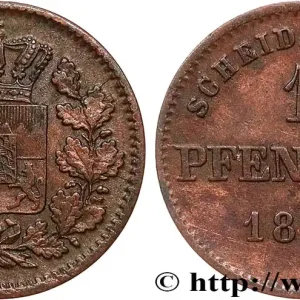 Soldes ALLEMAGNE - BAVIÈRE 1 Pfennig Royaume de Bavière 1867 fwo_796127 Monde