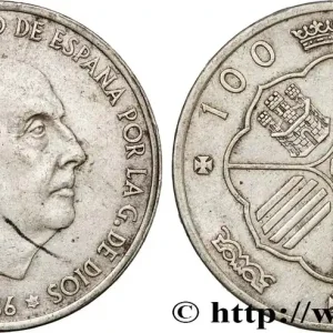 Vente Directe ESPAGNE 100 Pesetas Francisco Franco (1968 dans les étoiles) 1966 fwo_798891 Monde