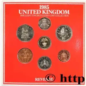 Commander Vite ROYAUME-UNI Série Proof 7 monnaies 1985 fwo_799349 Monde