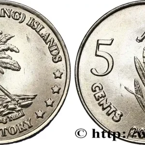 ÎLES KEELING COCOS 5 Cents Hippocampe 2004 fwo_806875 Monde Offre Du Jour