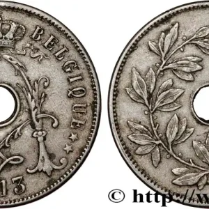 BELGIQUE 25 Centiemen (Centimes) 1913 fwo_809256 Monde Vente Flash