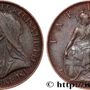 Marque ROYAUME-UNI 1 Farthing Victoria type “Old Head” 1897 fwo_809257 Monde