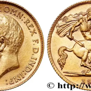 OR, PALLADIUM ET PLATINE INVESTISSEMENT 1/2 Souverain Georges V 1914 Londres fwo_809286 Monde Offre Limitée