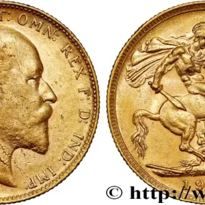 Expédié Aujourd’hui OR, PALLADIUM ET PLATINE INVESTISSEMENT 1 Souverain Edouard VII 1902 Perth fwo_809298 Monde