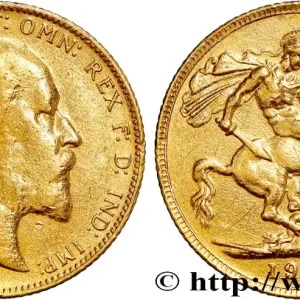 OR, PALLADIUM ET PLATINE INVESTISSEMENT 1 Souverain Edouard VII 1903 Londres fwo_809313 Monde En Vogue