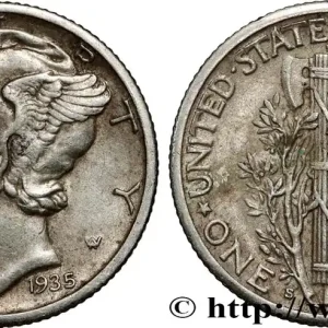Offre Du Jour ÉTATS-UNIS D'AMÉRIQUE 1 Dime Mercury 1935 San Francisco fwo_809550 Monde