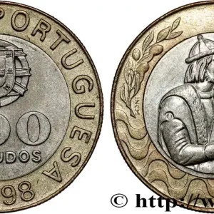 Populaire PORTUGAL 200 Escudos emblème / le médecin et Botaniste Garcia de Orta 1998 fwo_809570 Monde