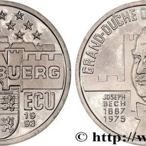 Acheter Direct LUXEMBOURG 5 Ecu Proof Joseph Bech 1993 fwo_776424 Monde
