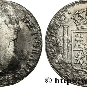 PÉROU - CHARLES III 8 Reales Charles III 1794 Lima fwo_614830 Monde Remise